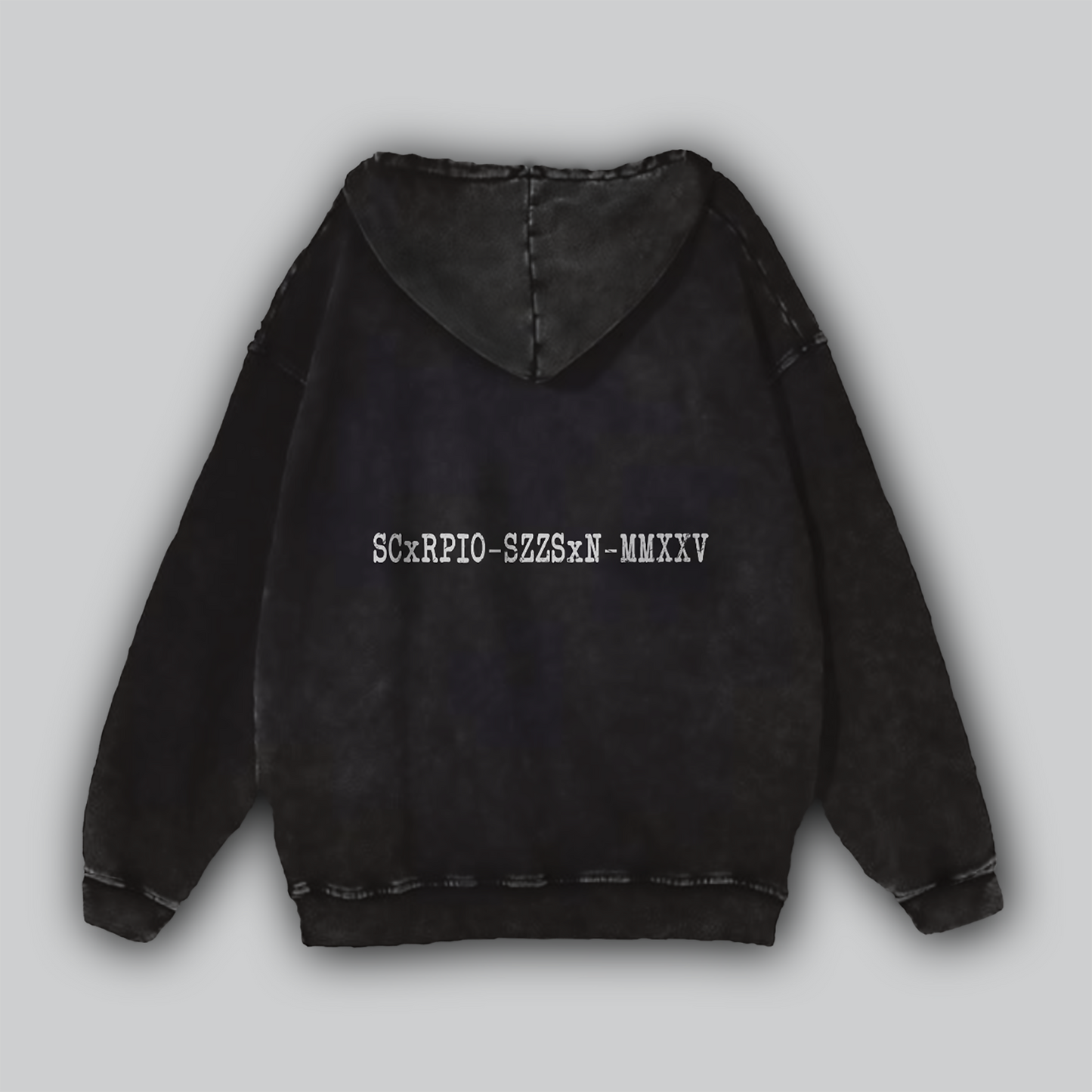 BELLICOSE - SCxRPIO-SZZSxN-MMXXV Hoodie (Scorpio Season 2025 / Limited Ed.)