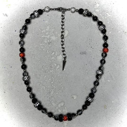 LVX9 Dizco.BL00d.Orange Necklace
