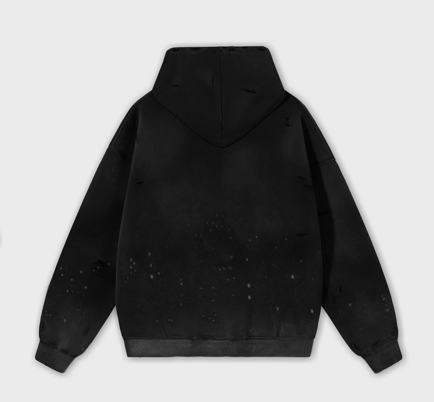 BELLICOSE Esco.bar Distressed Hoodie