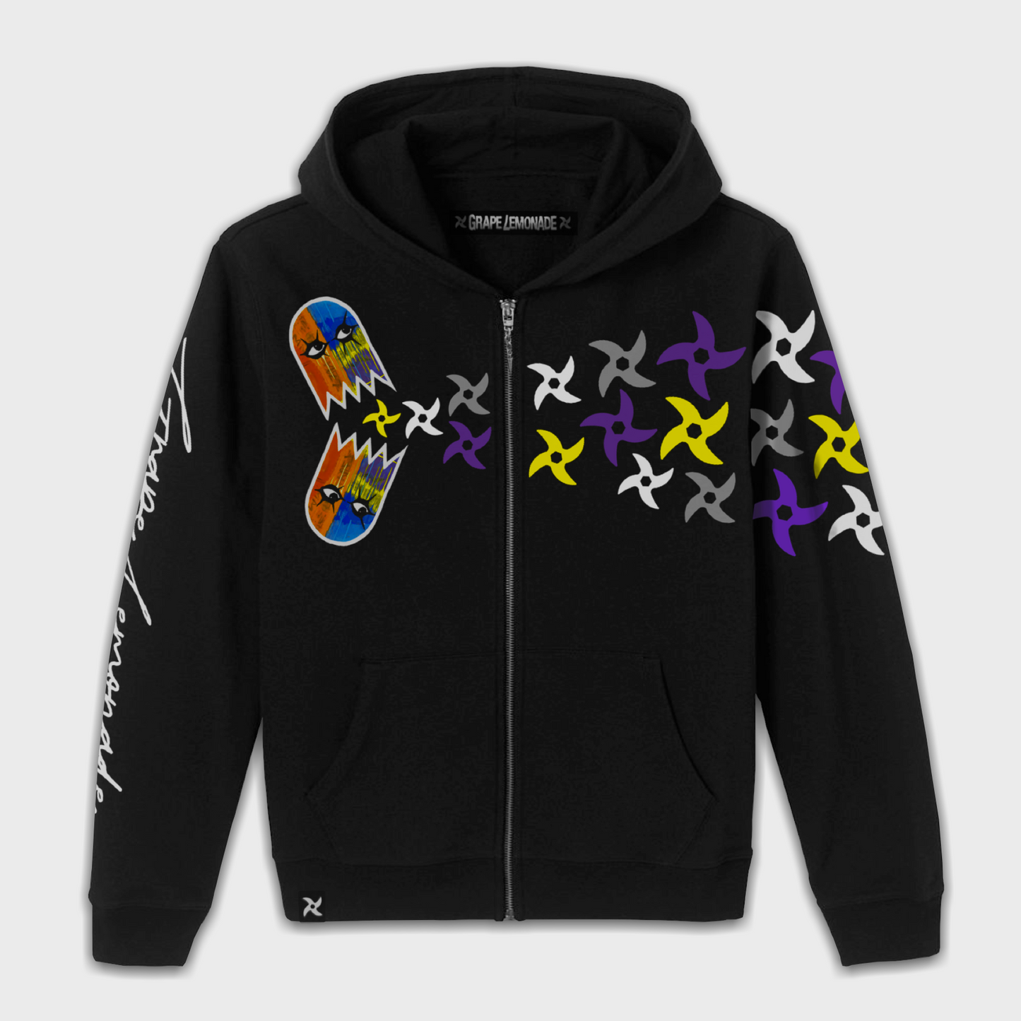 GRAPE LEMONADE - Grapeski!! LemonaiL'd Zip Hoodie