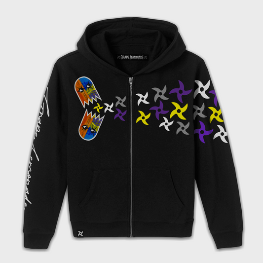 GRAPE LEMONADE - Grapeski!! LemonaiL'd Zip Hoodie