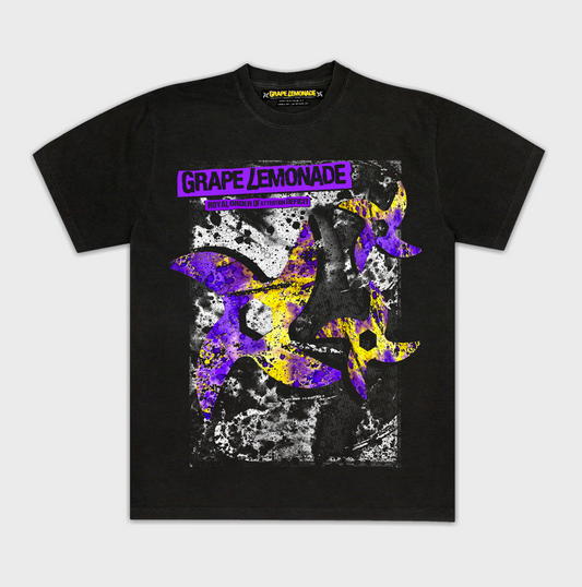 GRAPE LEMONADE - Splatt3r.Blades BLACK T-shirt