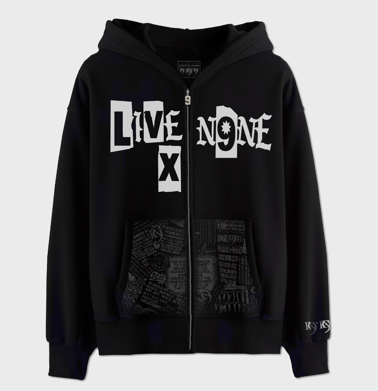 LIVE X NINE - Ran$om.X Zip Hoodie