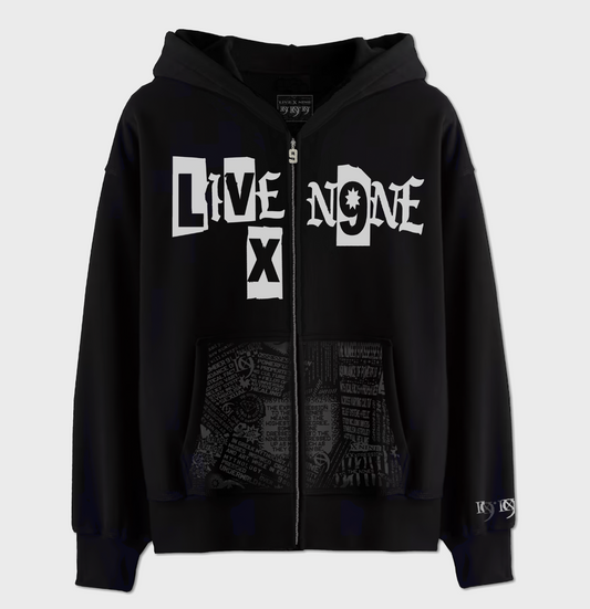 LIVE X NINE - Ran$om.X Zip Hoodie