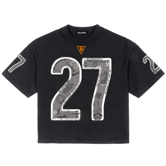 BELLICOSE - "The Club" Frayed Box Tee