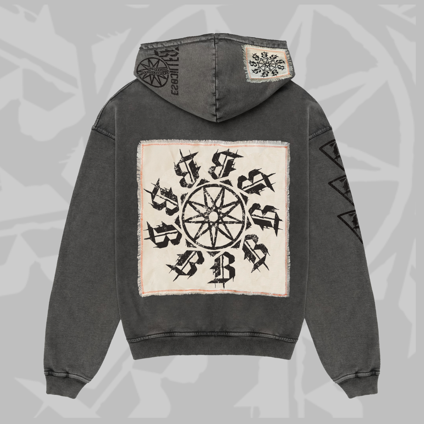 BELLICOSE - 9B ZU Patch Hoodie
