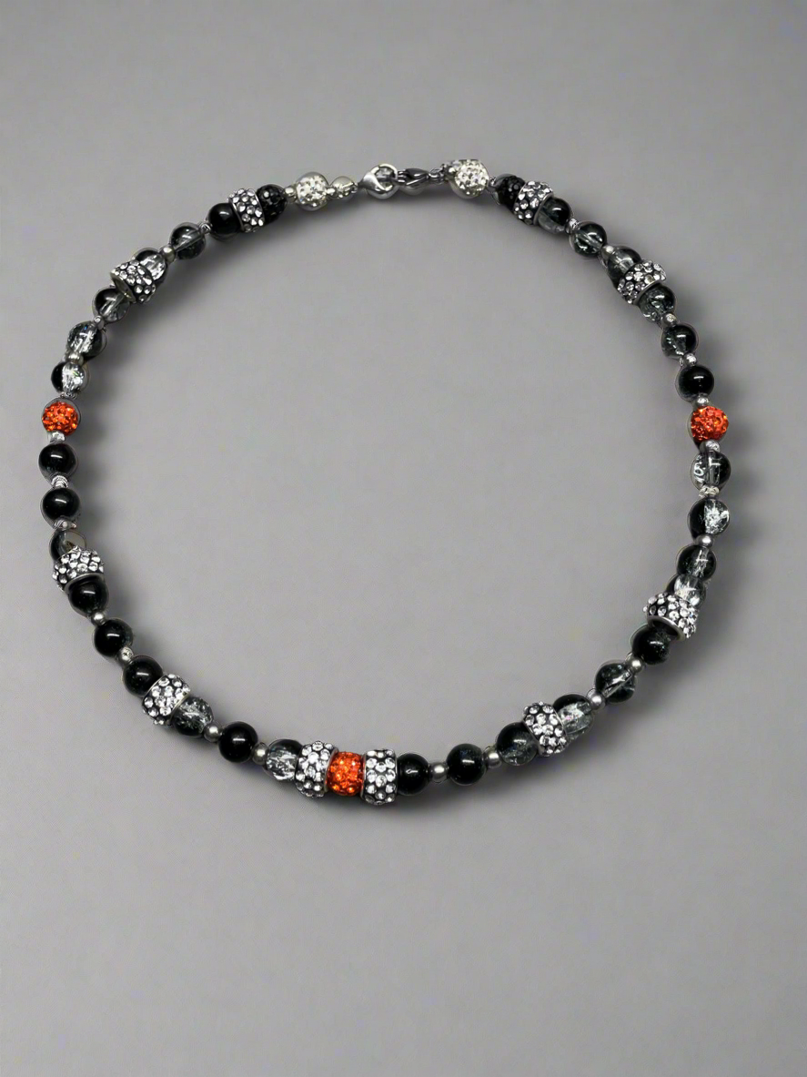 LVX9 Dizco.BL00d.Orange Necklace