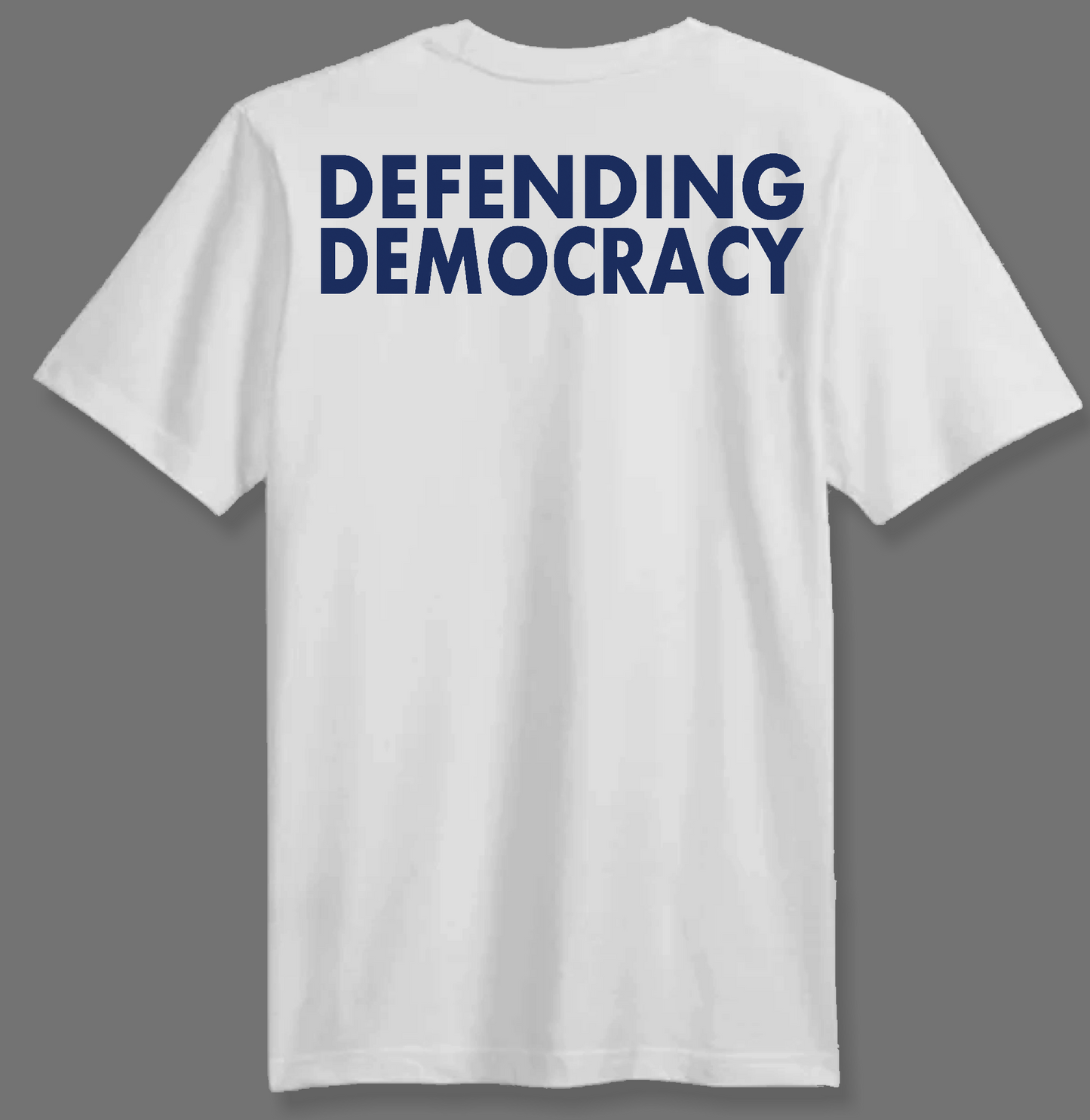 SILVER BADGERS - T-shirt, White (Adult V-neck)