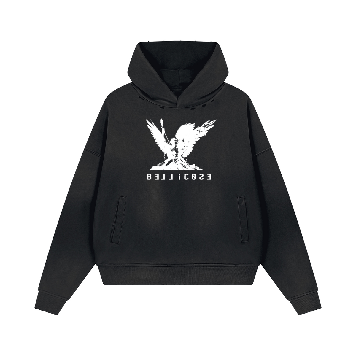 BELLICOSE - Warrior Typeshit Hoodie (Darkest Days Collection)